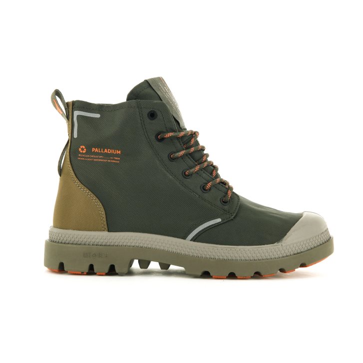 Bottes Palladium Pampa Lite+ Recycle WP+ Femme Vert Olive | FR JIH157F